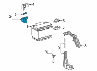 OEM 2021 Toyota RAV4 Prime Terminal Diagram - 82670-42010