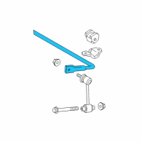 OEM 2015 Lexus IS350 Bar, Stabilizer, Rear Diagram - 48812-53130