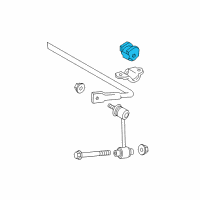 OEM 2011 Lexus IS350 Bush, Stabilizer, Rear Diagram - 48818-30210