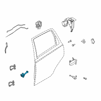 OEM 2004 Chevrolet Aveo Door Check Diagram - 42624590