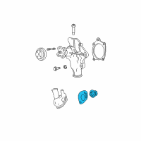 OEM 2001 Jeep Cherokee THRMOSTAT Diagram - 52028186AC