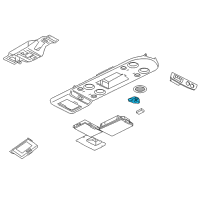 OEM Nissan Armada Lamp Assembly-Spot, Roof Console Diagram - 26460-ZR00A