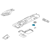 OEM 2008 Nissan Armada Lamp Assembly-Spot, Roof Console Diagram - 26460-ZR00A