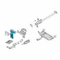 OEM 2010 Kia Sportage Exhaust Manifold Assembly, Left Diagram - 2851037910