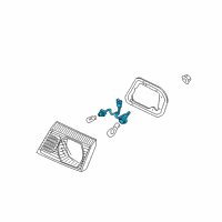 OEM 2006 Kia Optima Bulb Holder & Wiring Assembly Diagram - 924573C100