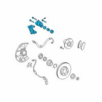 OEM 2005 Toyota Tacoma Caliper Diagram - 47730-04080