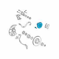 OEM 2014 Toyota Tacoma Hub Diagram - 43502-04112