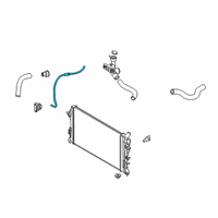 OEM 2022 Kia Soul Hose Assy-Water Diagram - 25450K0200