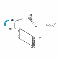 OEM 2022 Kia Soul Hose Assembly-RADAATOR, L Diagram - 25415K0200