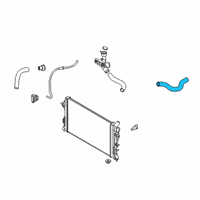 OEM Kia Soul Hose Assembly-Radiator, U Diagram - 25414K0200