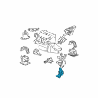 OEM Acura TSX Bracket, Transmission Mount (Upper) Diagram - 50670-SEA-E01