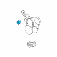 OEM 2002 Jeep Grand Cherokee Pulley-Idler Diagram - 4854092AC