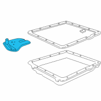 OEM 2008 Cadillac SRX Filter Diagram - 24236931