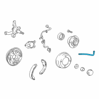 OEM 2003 Hyundai Accent Hose-Brake Diagram - 58737-1A000