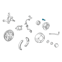 OEM 2003 Hyundai Accent Bolt-Hub Diagram - 52712-29400