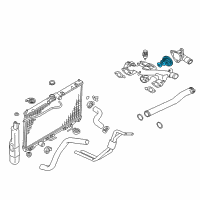 OEM 1999 Chrysler Cirrus THERMOSTA Diagram - MD194988