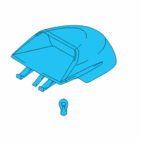 OEM 2004 Hyundai Elantra Lamp Assembly-High Mounted Stop Diagram - 92750-2D200