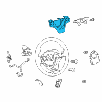 OEM 2017 Toyota Camry Switch Assembly Diagram - 84250-06580
