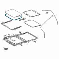 OEM 2019 Toyota Prius C Weatherstrip Diagram - 63251-52060