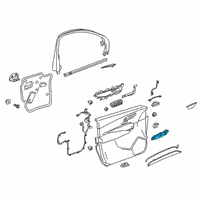 OEM 2021 Cadillac Escalade ESV Handle, Inside Diagram - 84959804