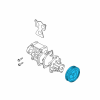 OEM 2013 Hyundai Santa Fe Sport Pulley-Water Pump Diagram - 25129-2G400