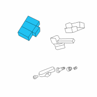 OEM 2008 Cadillac CTS Control Module Diagram - 15866242