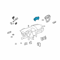 OEM Saturn Aura Cluster Assembly Diagram - 20808420