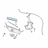 OEM 2007 Cadillac SRX Front Blade Diagram - 12487638