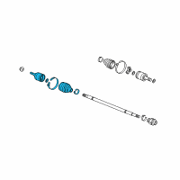 OEM 2006 Honda Civic Joint Set, Outboard Diagram - 44014-SNA-020