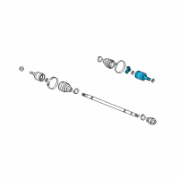 OEM 2009 Honda Civic Joint Set, Inboard Diagram - 44310-SYZ-305