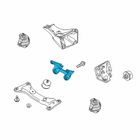 OEM 2012 BMW 335i xDrive Support Bracket Diagram - 22-31-6-796-993