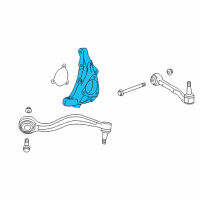 OEM 2014 Cadillac CTS Knuckle Diagram - 22739647