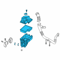 OEM 2021 Ford Transit-250 CLEANER ASY - AIR Diagram - LK4Z-9600-C