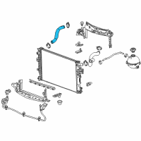 OEM 2019 Chevrolet Malibu Lower Hose Diagram - 23416973