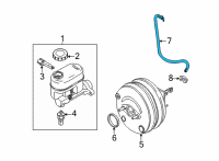 OEM 2018 Ford E-350 Super Duty Tube Diagram - HC2Z-9C482-D