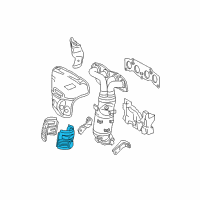 OEM 2004 Toyota Camry Lower Insulator Diagram - 25586-0H010