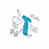 OEM 2009 Toyota Corolla Manifold Diagram - 25051-28350