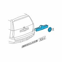 OEM 2008 Cadillac Escalade ESV Applique Diagram - 15915679