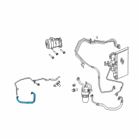 OEM 2007 Chrysler Sebring Hose-Heater Supply Diagram - 5058279AC