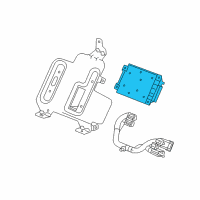 OEM Chevrolet Corvette Module Diagram - 84377061