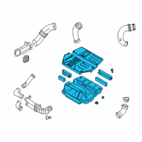 OEM 2022 BMW X4 INTAKE MUFFLER Diagram - 13-71-8-091-234