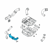 OEM 2022 BMW M4 CHARGE AIR TUBE Diagram - 13-71-8-054-842