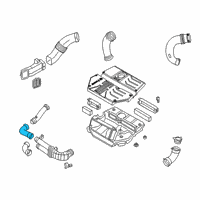 OEM BMW CHARGE AIR PIPE FOR CYLINDER Diagram - 13-71-8-089-754