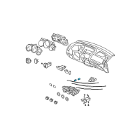 OEM 2007 Honda Fit Bulb (T5) (14V 100Ma) Diagram - 79555-SLN-003