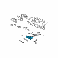 OEM Honda Base *NH674L* (US MONO GRAY METALLIC) Diagram - 79501-SLN-A01ZC