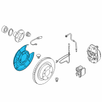 OEM BMW 428i Gran Coupe Protection Plate Right Diagram - 34-21-6-792-248