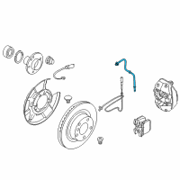 OEM BMW 128i Brake Hose Rear Diagram - 34-30-6-792-253