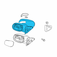 OEM Kia SCALP-Outside Rear View Mi Diagram - 876261M005