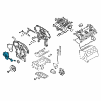 OEM Infiniti Q40 Cover Assy-Cam Sprocket, Vtc Diagram - 13040-EY05A