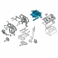 OEM 2017 Infiniti QX70 Manifold - Intake Diagram - 14003-EY00A